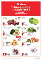 Les bons plans du week-end dans votre hyper ! des magasins Auchan Valable du 19 au 22 juin 2025