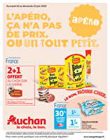 L'apéro, ça n'a pas de prix. ou un tout petit. chez Auchan Valable du 10 au 22 juin 2025