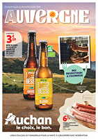 Saveurs de nos régions auvergne est chez Auchan Valable du 24 juin au 06 juillet 2025