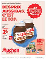 Des prix aussi bas, c'est le top ! chez Auchan Valable du 24 juin au 06 juillet 2025