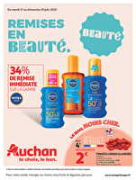 Remises en beauté des magasins Auchan Valable du 17 au 29 juin 2025