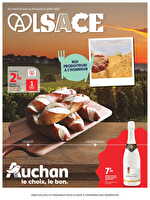 Saveurs de nos regions alsace est des magasins Auchan Valable du 24 juin au 06 juillet 2025