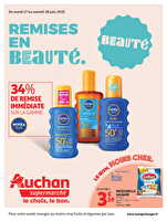 Remises en beauté, c'est aussi dans votre super chez Auchan Valable du 17 au 28 juin 2025