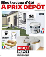 Mes travaux d'été à prix dépôt chez Brico dépôt Valable du 20 juin au 10 juillet 2025