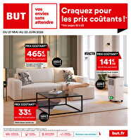 Craquez pour les prix coutants ! chez But Valable du 26 mai au 23 juin 2025