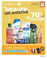 La beauté sans modération chez Carrefour Valable du 24 juin au 07 juillet 2025
