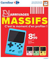 Arrivages massifs des magasins Carrefour Valable du 10 juin au 14 juillet 2025