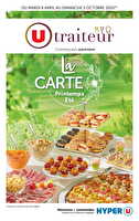 La carte printemps été chez Hyper U Valable du 08 avril au 05 octobre 2025