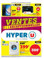 Ventes exceptionnelles chez Hyper U Valable du 17 au 29 juin 2025