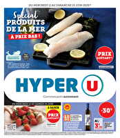 Spécial produits de la mer à prix bas ! chez Hyper U Valable du 11 au 15 juin 2025