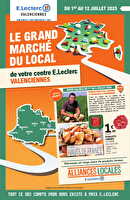 Alliances locales chez Leclerc Valable du 01 au 12 juillet 2025
