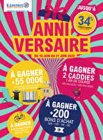 Catalogue anniversaire chez Leclerc Valable du 10 au 21 juin 2025
