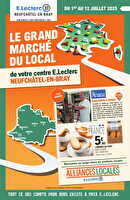 Alliances locales chez Leclerc Valable du 01 au 12 juillet 2025