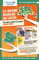 Alliances locales chez Leclerc Valable du 01 au 12 juillet 2025