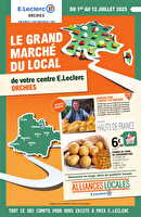 Alliances locales chez Leclerc Valable du 01 au 12 juillet 2025
