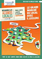 Alliances locales chez Leclerc Valable du 08 au 19 juillet 2025