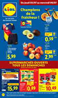 Les promos de la semaine chez Lidl Valable du 03 au 09 juillet 2025