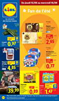 Les promos de la semaine des magasins Lidl Valable du 12 au 18 juin 2025