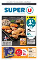 Les prix bas de la semaine chez Super U Valable du 01 au 13 juillet 2025