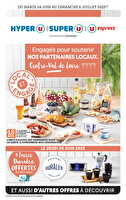 Engagés pour soutenir nos partenaires locaux centre val de loire chez Super U Valable du 24 juin au 06 juillet 2025