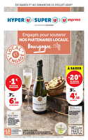 Engagés pour soutenir nos partenaires locaux bourgogne chez U express Valable du 01 au 13 juillet 2025