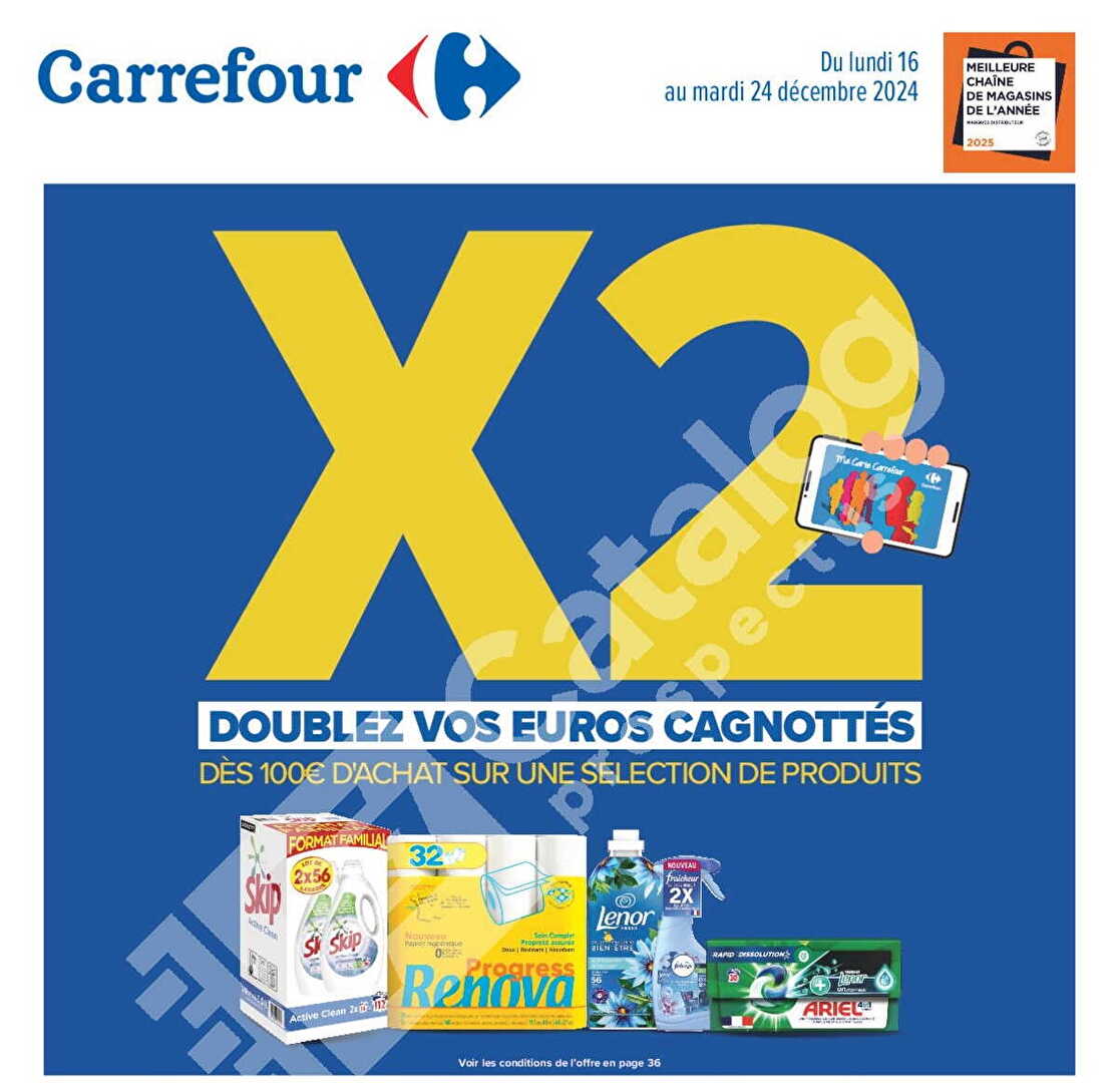 PROMOTION EXCEPTIONNELLE CARREFOUR : Doublez Vos Euros Cagnottés sur les Produits d'Entretien !